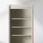 Athens Wood Modular Bookcase Old-world Vintage Living Room Tall Cabinet
