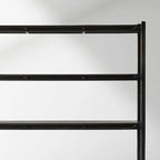 Brock Offenes Bücherregal, Mid-Century-Bücherregal aus Holz, Wohnzimmer-Ausstellungsregal mit Schublade